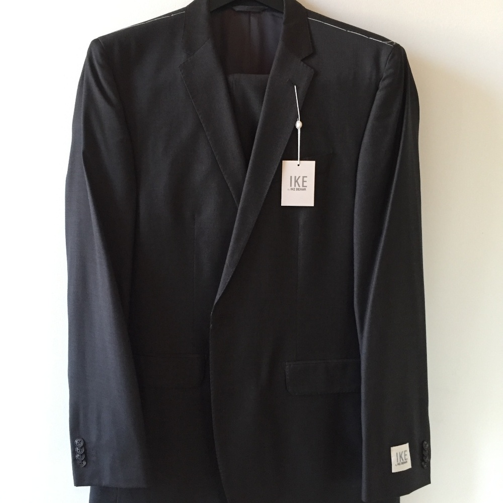New Ike Behar Canvassed Suit